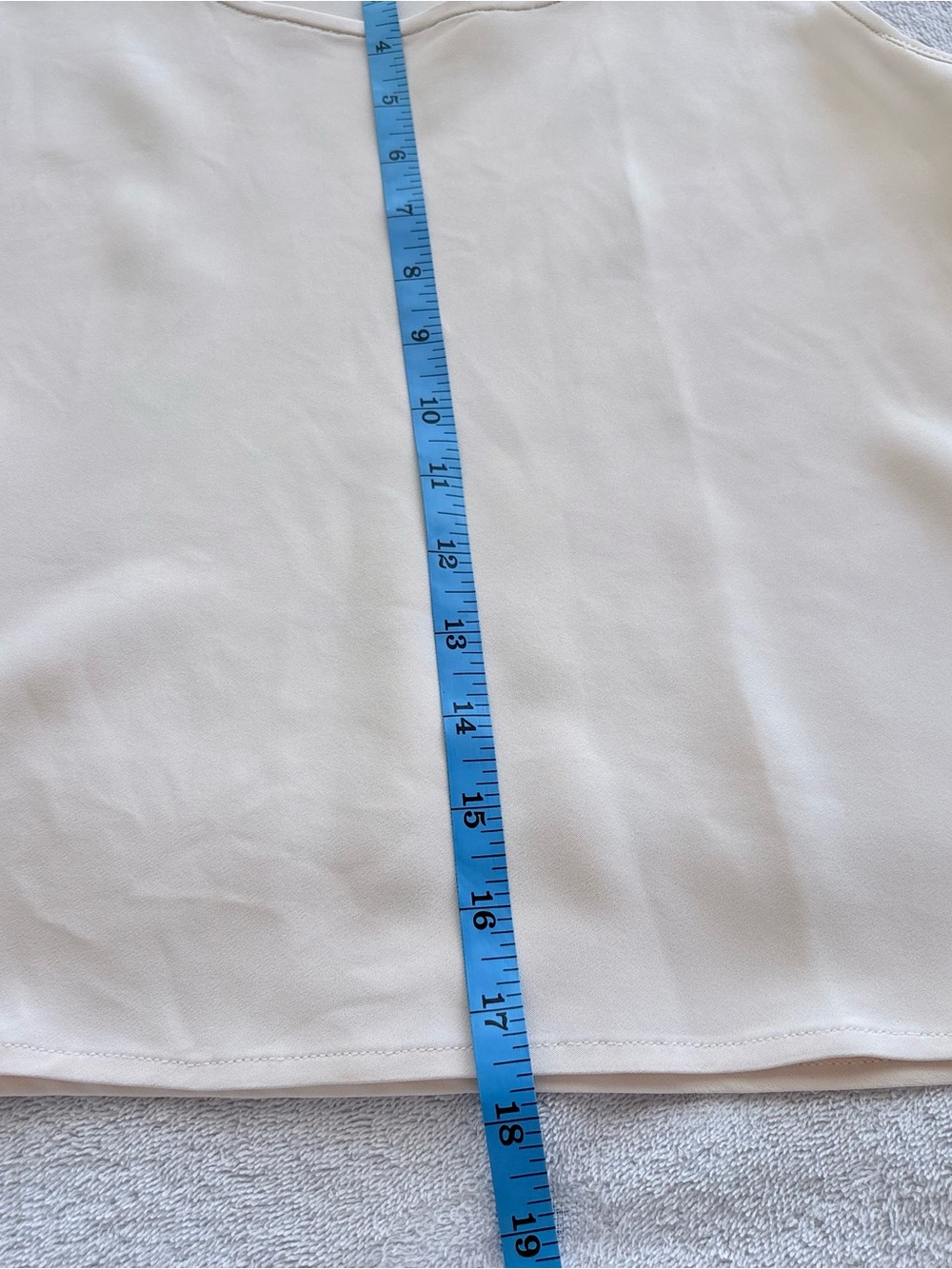 Peter Cohen 100% Silk Sleeveless Scoop Neck Tank Top - Cream Sz Medium - Picture 9 of 11